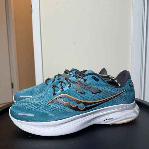 Saucony Men Guide 16 Blue Running Shoes Sneakers Size 10.5 Wide Jogger S20811-25 - Picture 2 of 10